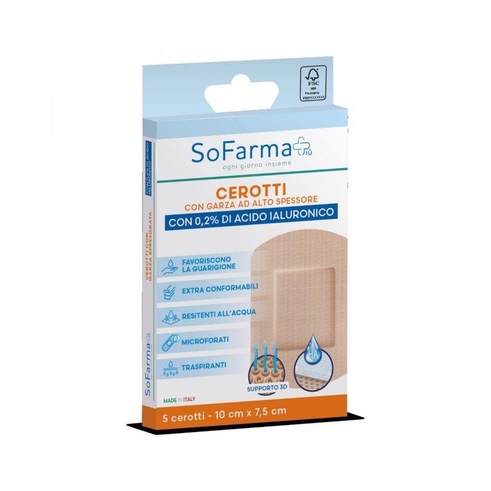 SOFARMAPIU' CER CICAT10X7,5 5P