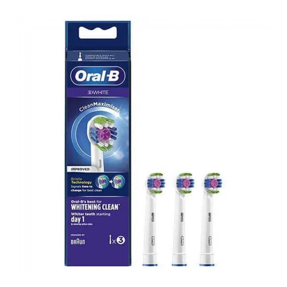 ORALB PW REFILL 3D WHITE 3PZ
