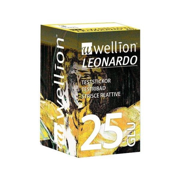WELLION LEONAR STRIPS 25 GLIC
