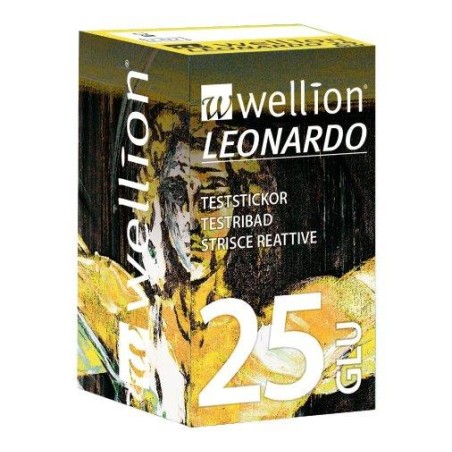 WELLION LEONAR STRIPS 25 GLIC