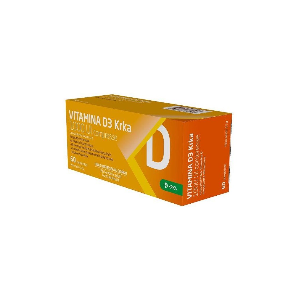 VITAMINA D3 KRKA 1000 UI 60CPR