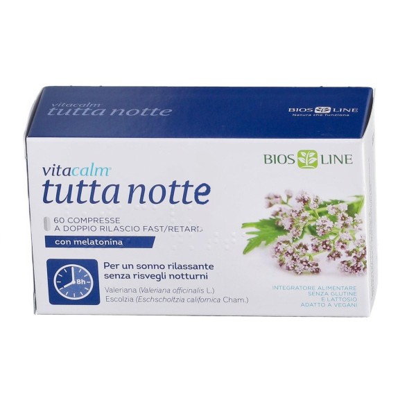 VITACALM TUTTA NOTTE MEL 60CPR