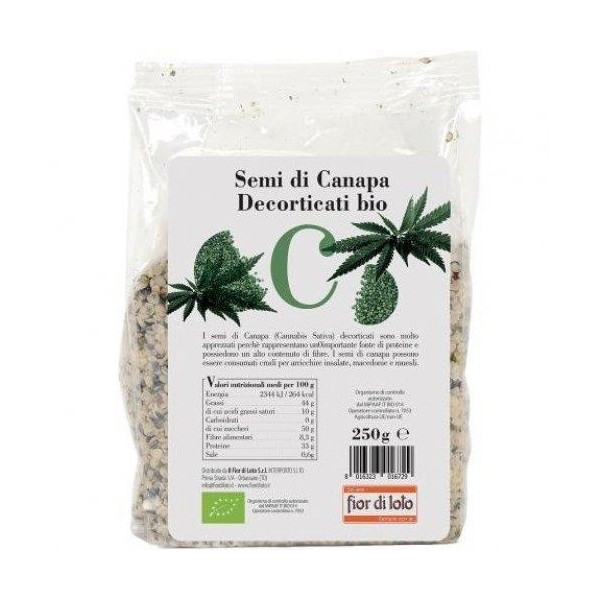 SEMI CANAPA DECORTIC BIO 250G