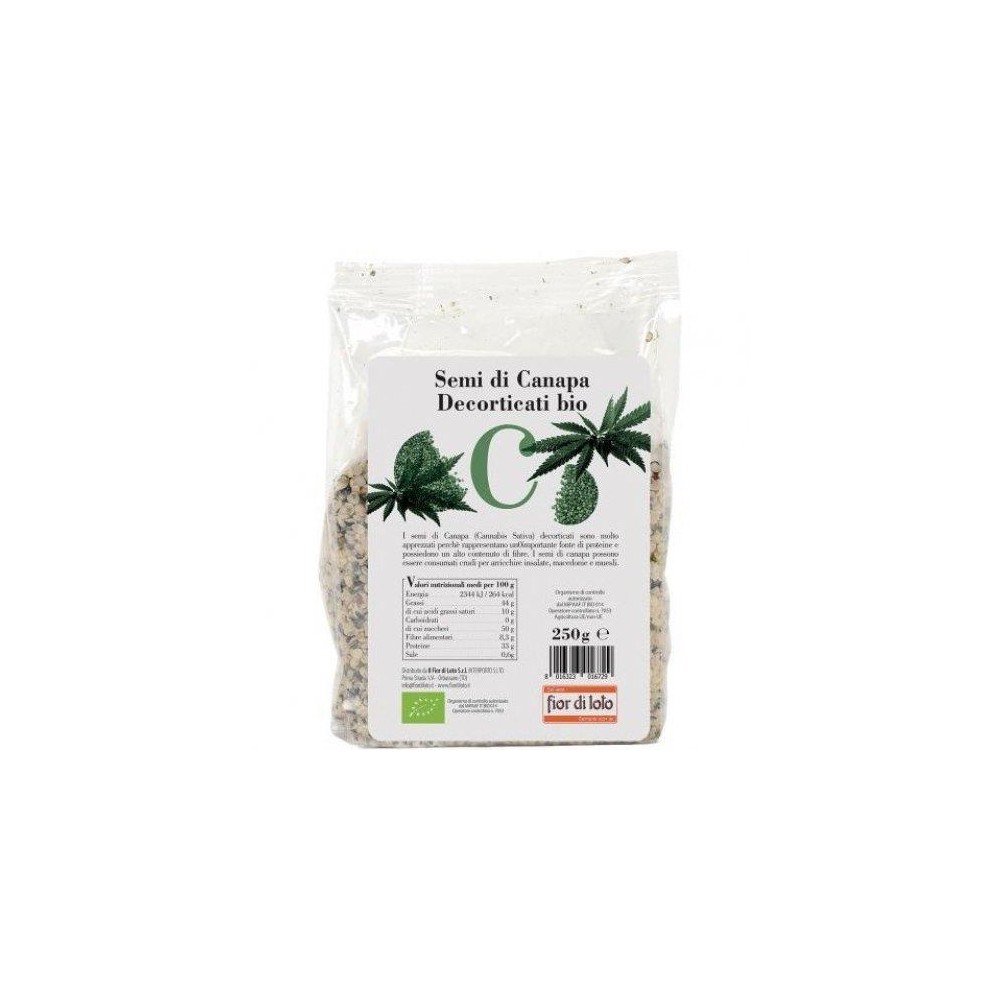 SEMI CANAPA DECORTIC BIO 250G
