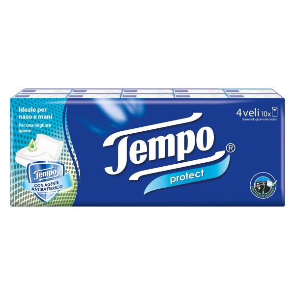 TEMPO PROTECT FAZZOLETTI10X20B