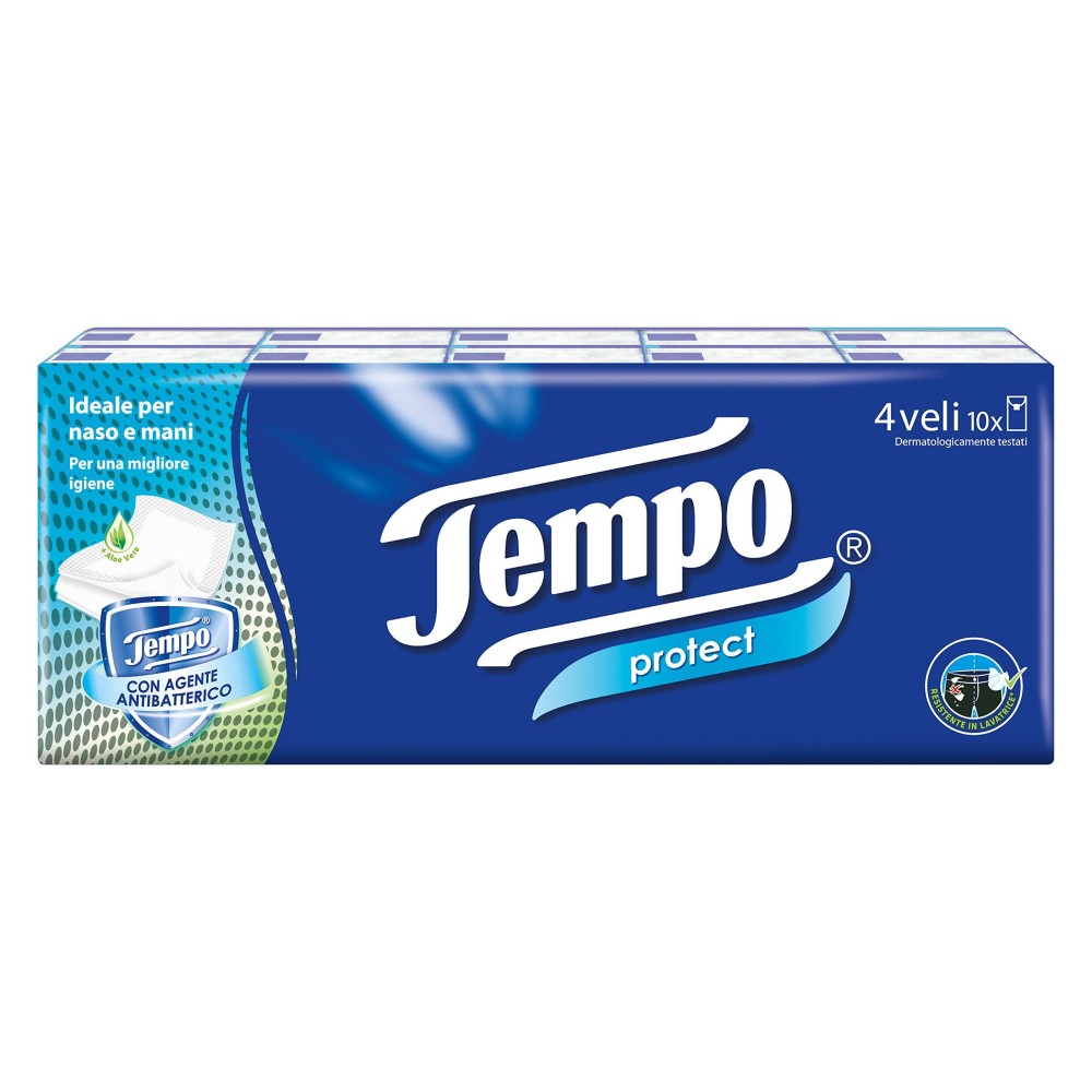TEMPO PROTECT FAZZOLETTI10X20B