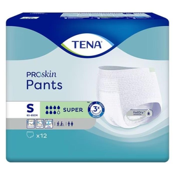TENA PANTS SUPER S 12PZ