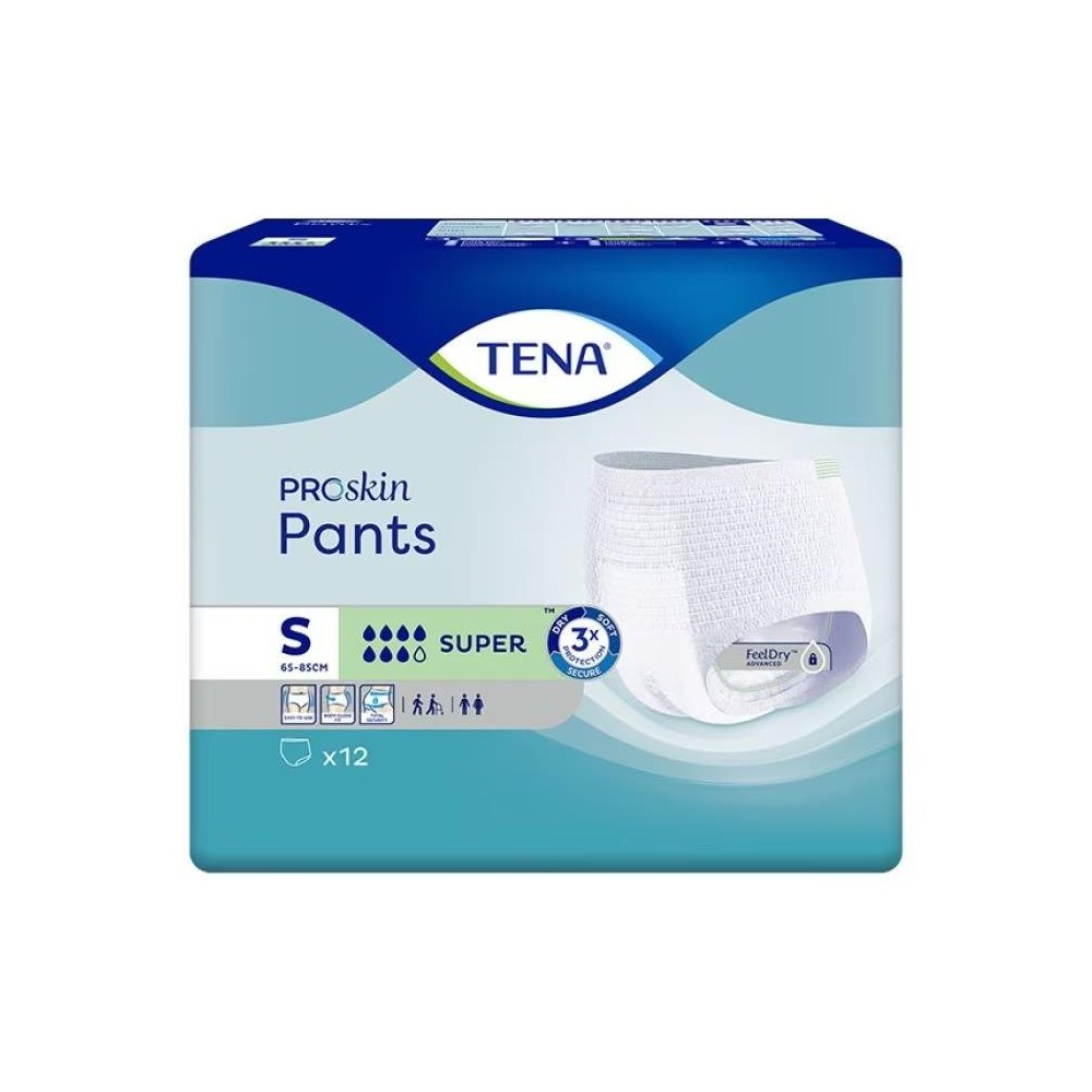 TENA PANTS SUPER S 12PZ