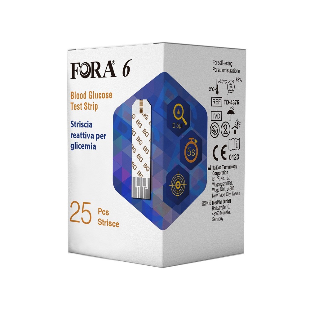 FORA6 STRISCE GLICEMIA 25PZ