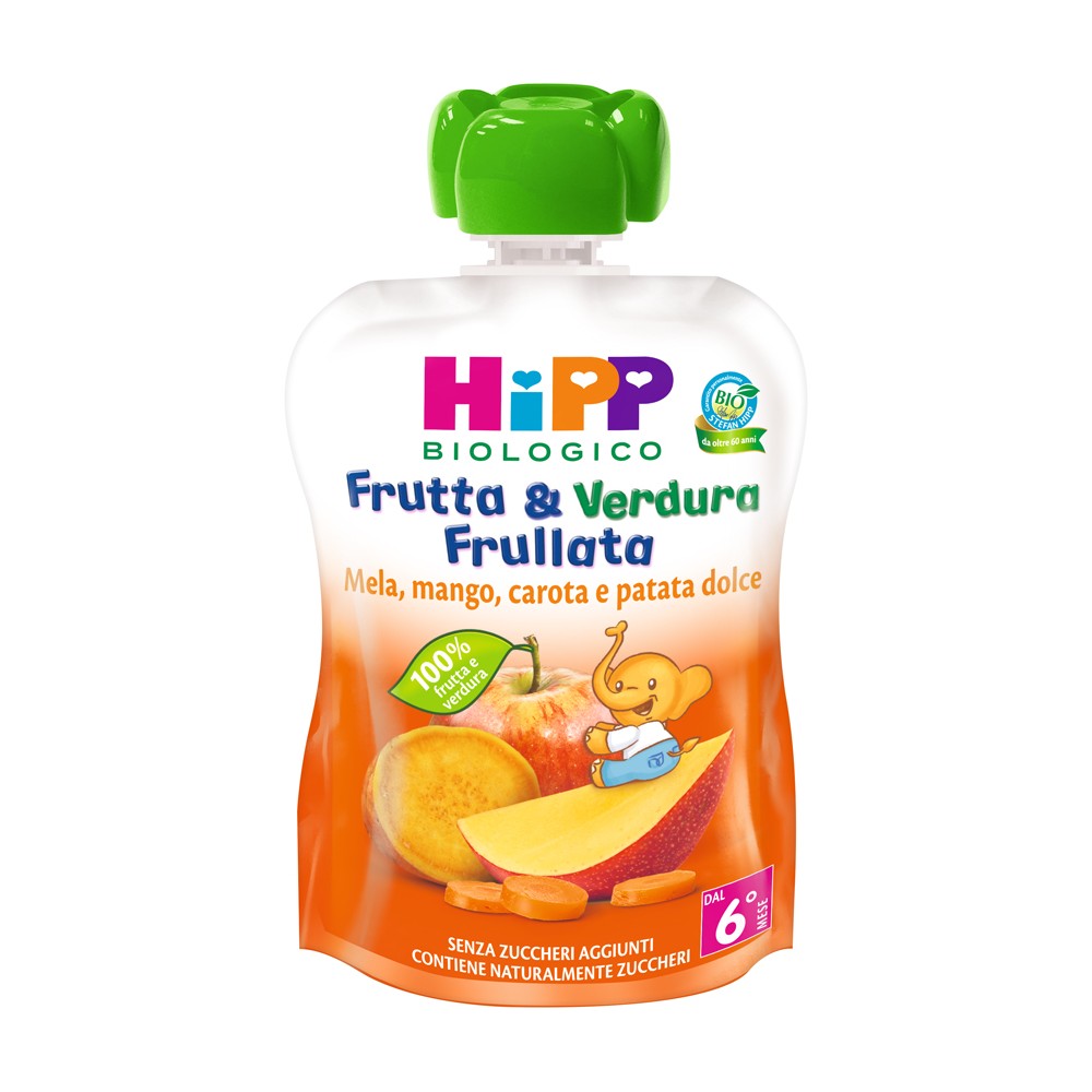 HIPP BIO FRUT&VER MEL/MA/CA90G