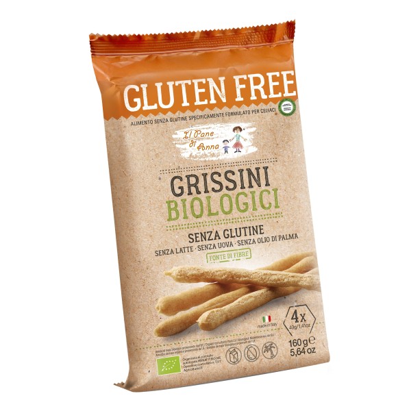 PANE ANNA GRISSINI S/LATTE3X40