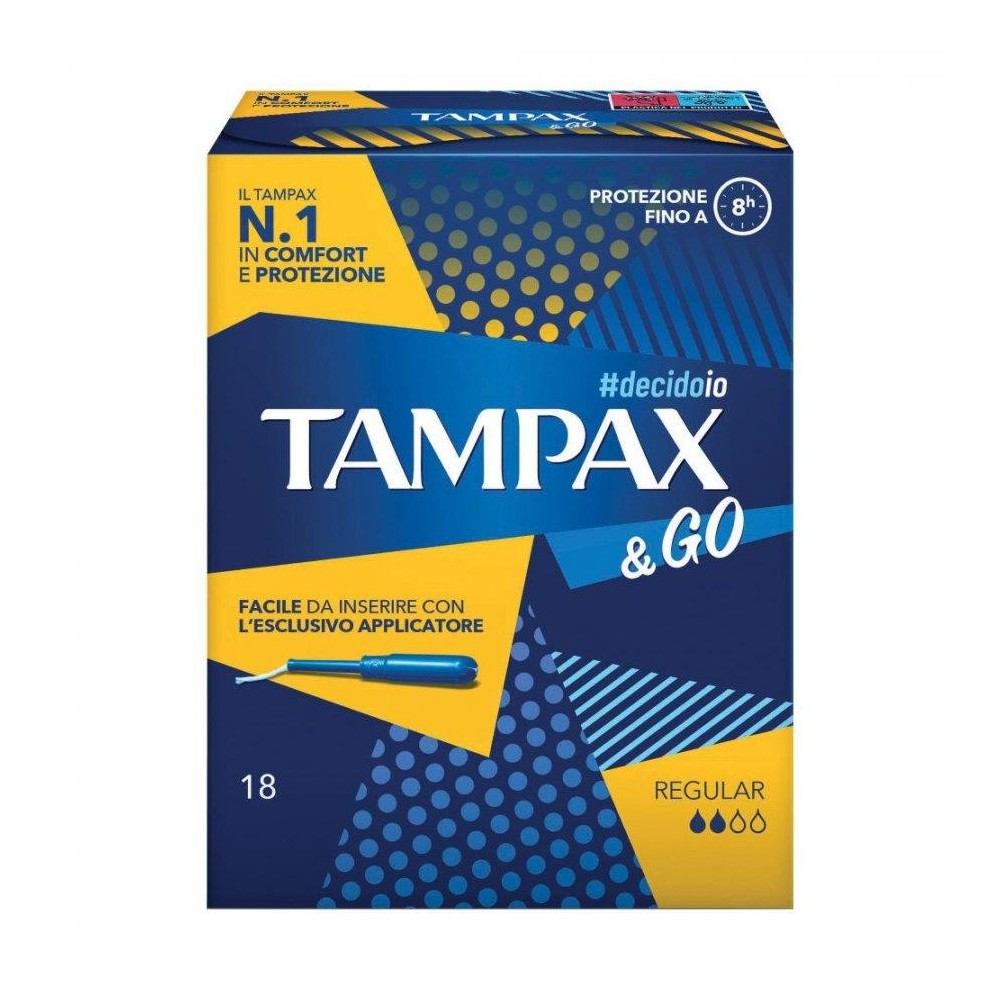 TAMPAX &GO REGULAR 18PZ