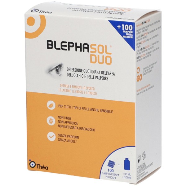 BLEPHASOL DUO 100ML+100 GARZE