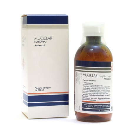 MUCICLAR%SCIR 200ML 15MG/5ML