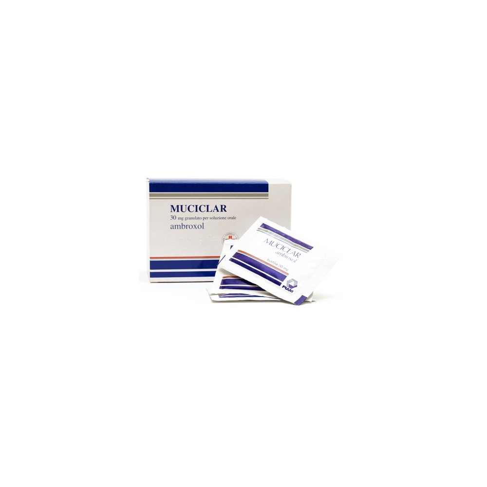 MUCICLAR%OS GRAT 30BUST 30MG