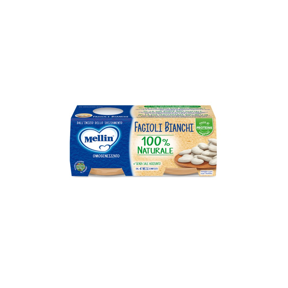 MELLIN OMOG FAGIOLI BI 2X80G