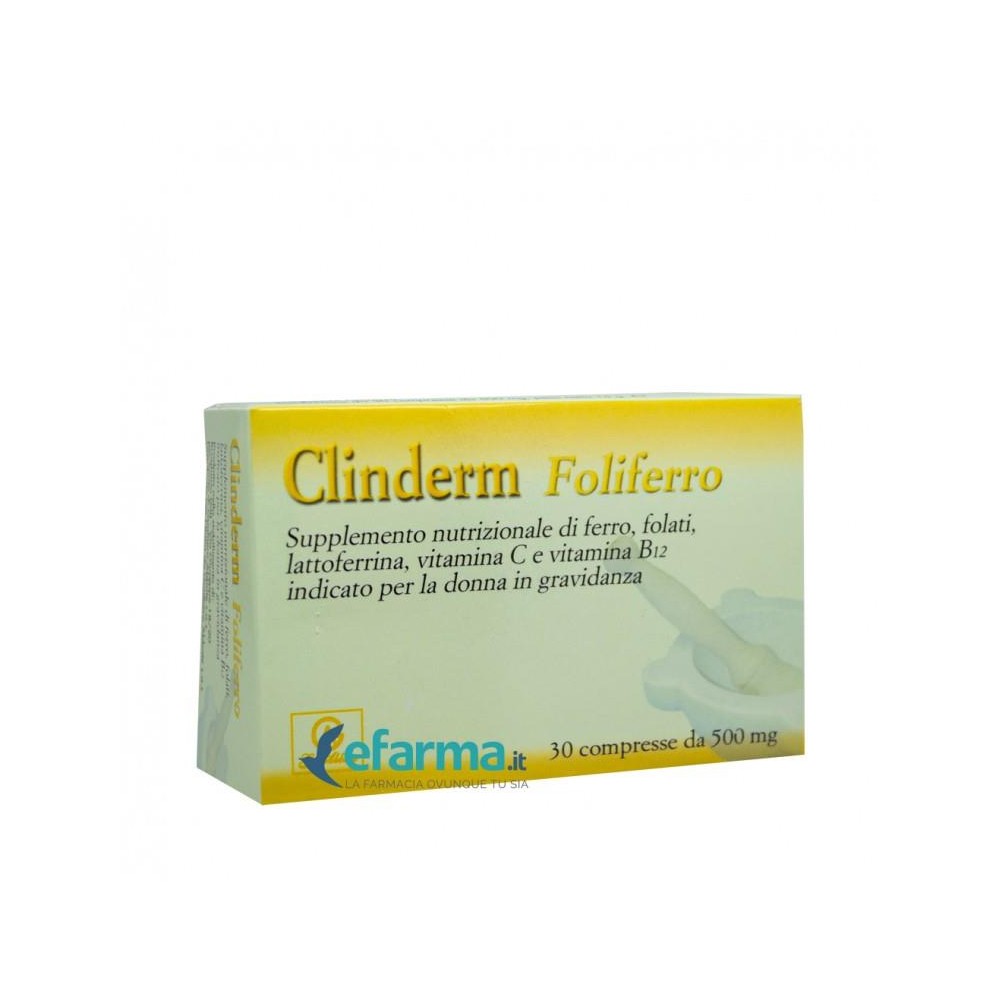 CLINDERM FOLIFERRO 30CPR