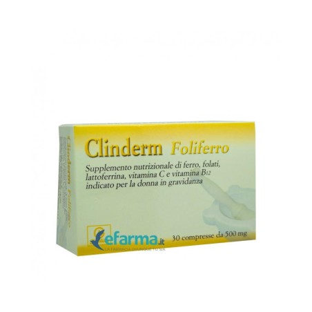 CLINDERM FOLIFERRO 30CPR