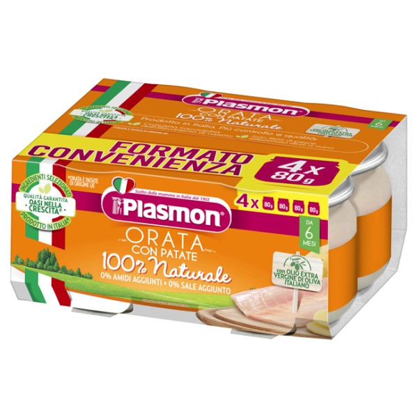 PLASMON ORATA C/PATATE 4X80G