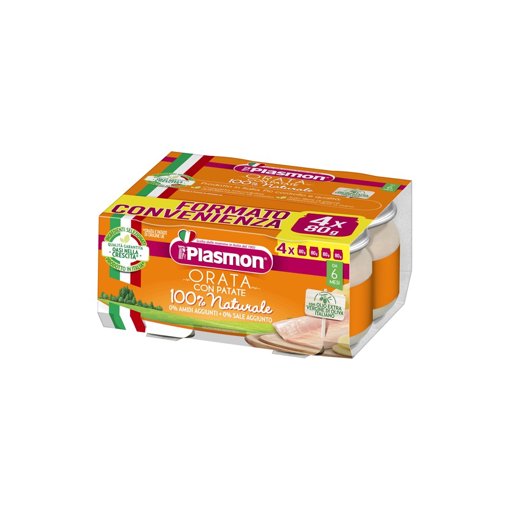 PLASMON ORATA C/PATATE 4X80G