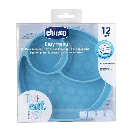 CH PIATTO SILICONE VENTOSA BL