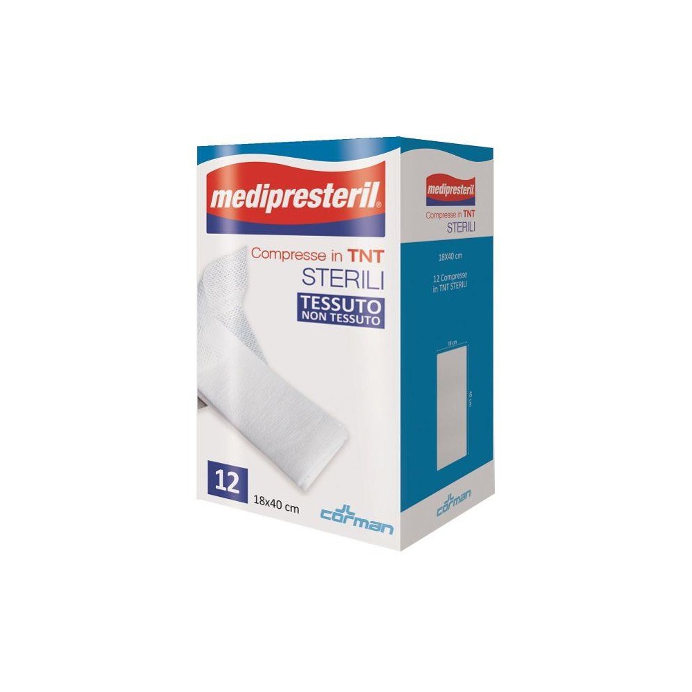 MEDIPRESTERIL COMPR TNT 18X40