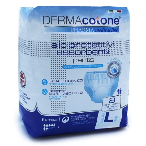 DERMACOTONE SLIP PROT ASS L 8P