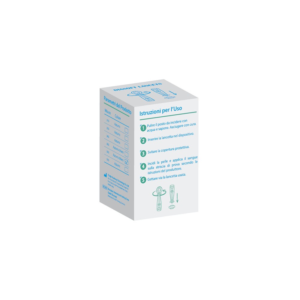 DIASOFT LANCET PUNGIDITO 25PZ