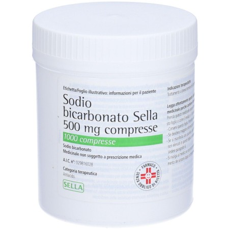SODIO BICARB%1000CPR 500MG