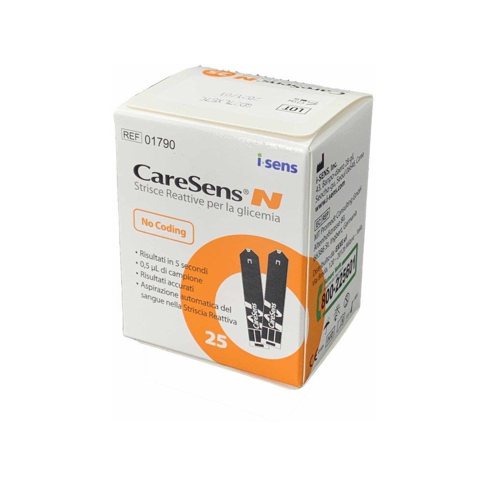 CARESENS N GLICEMIA 25STR