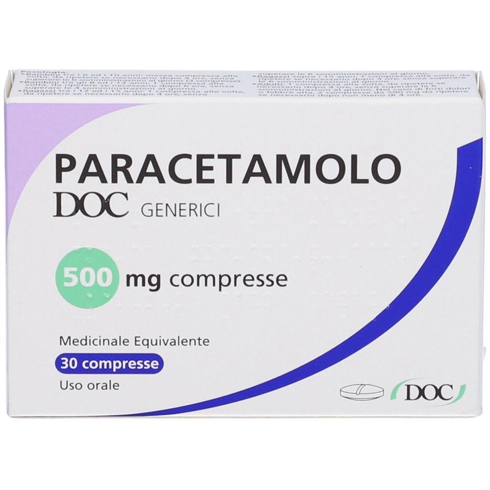 PARACETAMOLO DOC%30CPR 500MG