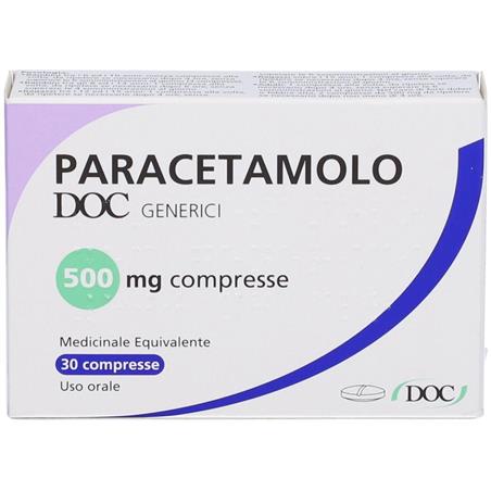 PARACETAMOLO DOC%30CPR 500MG