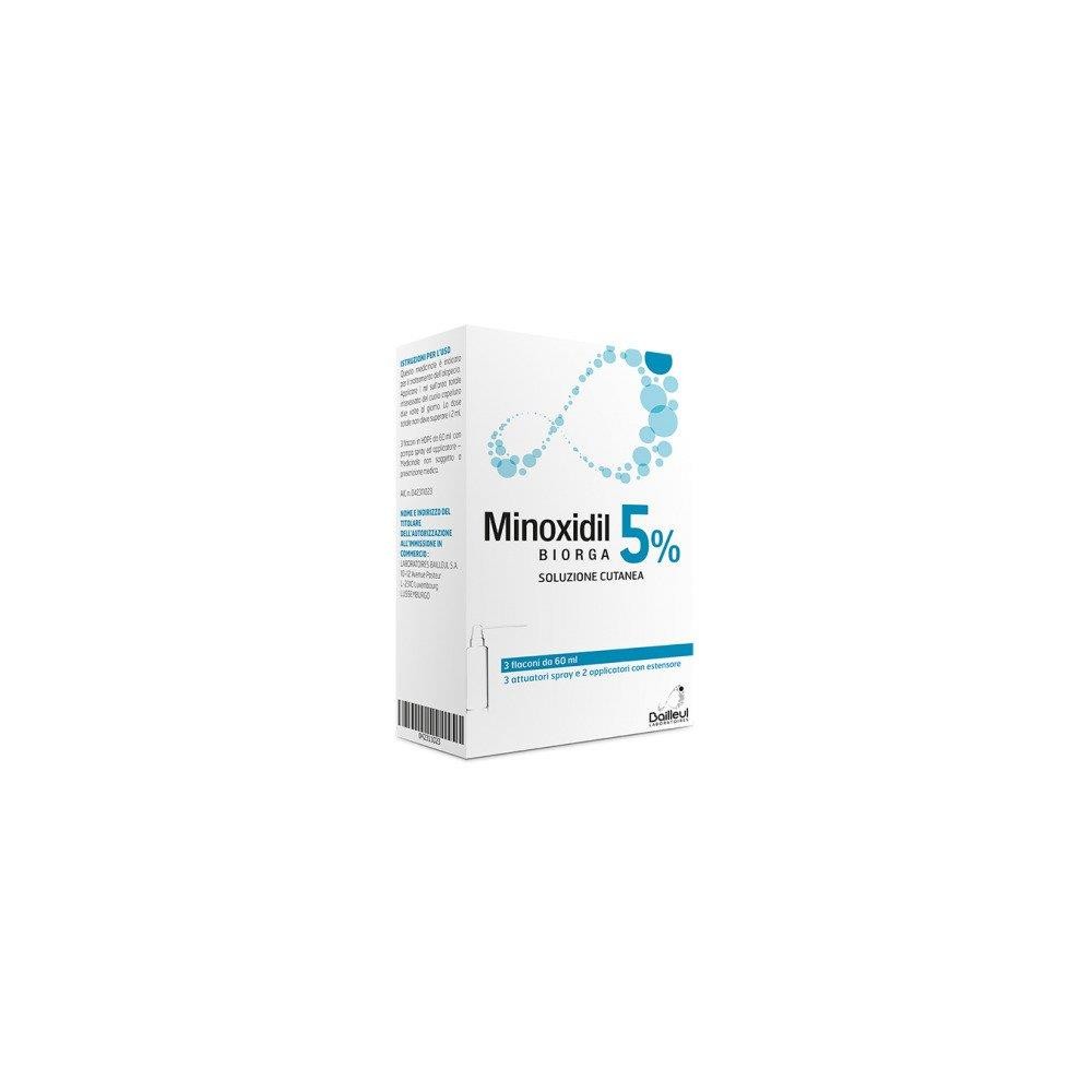 MINOXIDIL BIORGA%SOL CUT 3FL5%