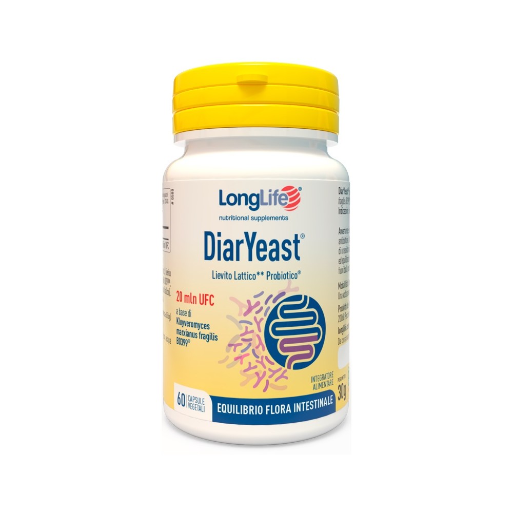 LONGLIFE DIARYEAST 60CPS VEG
