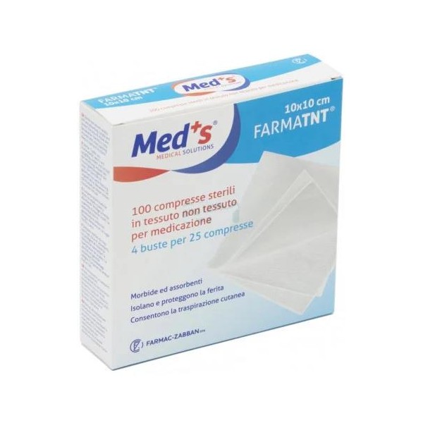 MEDS GARZA TNT 10X10CM 100PZ