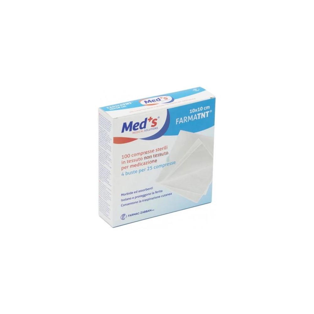 MEDS GARZA TNT 10X10CM 100PZ