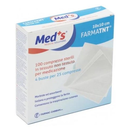 MEDS GARZA TNT 10X10CM 100PZ