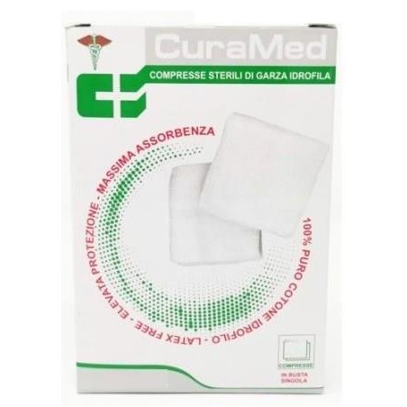 CURA MEDIC GARZA 8X10CM 6PZ