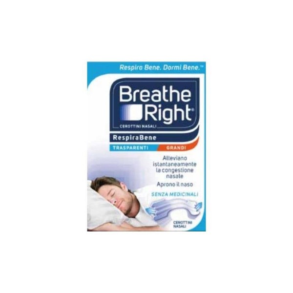 BREATHE RIGHT TRASPARENTI G10P