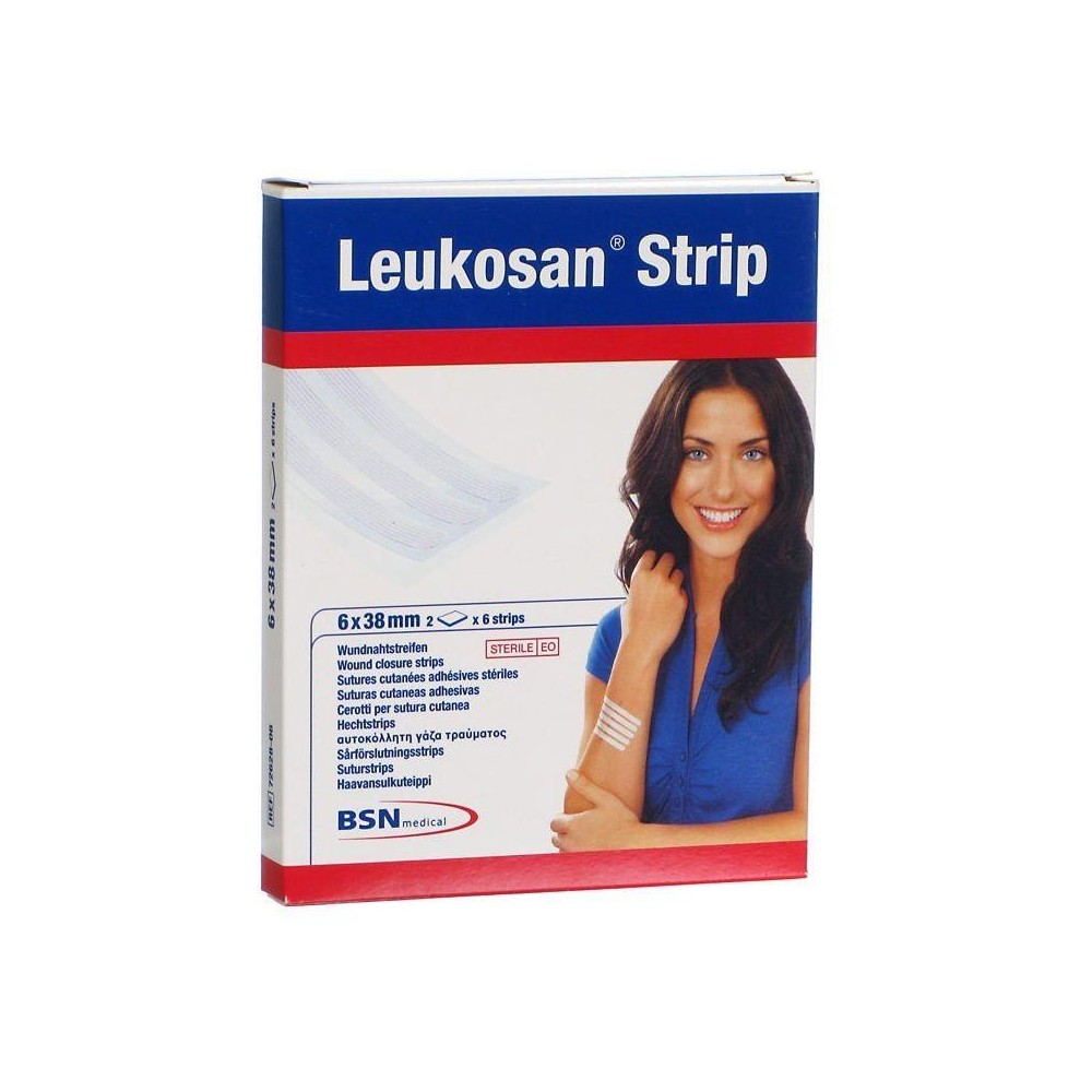 CER LEUKOSAN STRIP 6X38MM 2BX6