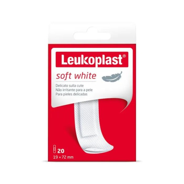 LEUKOPLAST SOFT WHITE72X19 20P