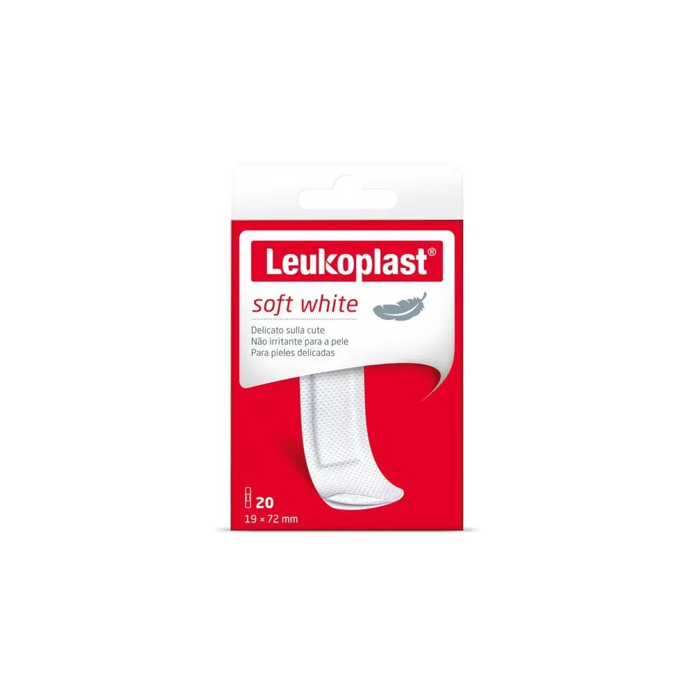 LEUKOPLAST SOFT WHITE72X19 20P