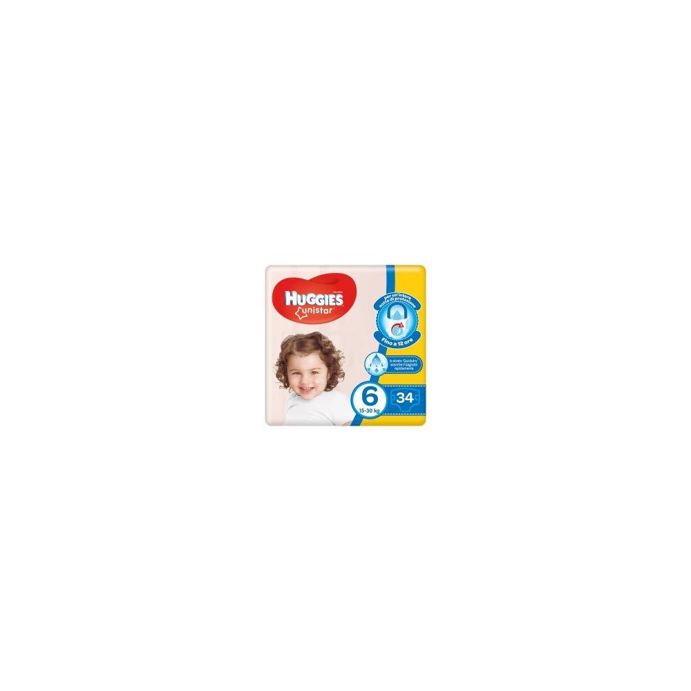HUGGIES UNISTAR BASE 6 6X12PZ