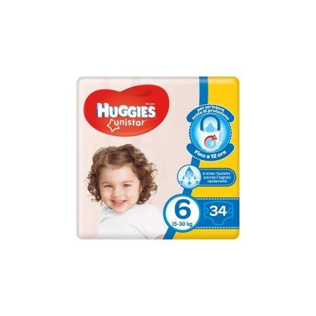 HUGGIES UNISTAR BASE 6 6X12PZ