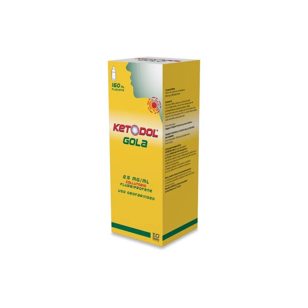 KETODOL GOLA%COLLUT FL 160ML