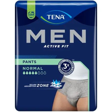 TENA MEN ACTIVE FIT GREV S/M