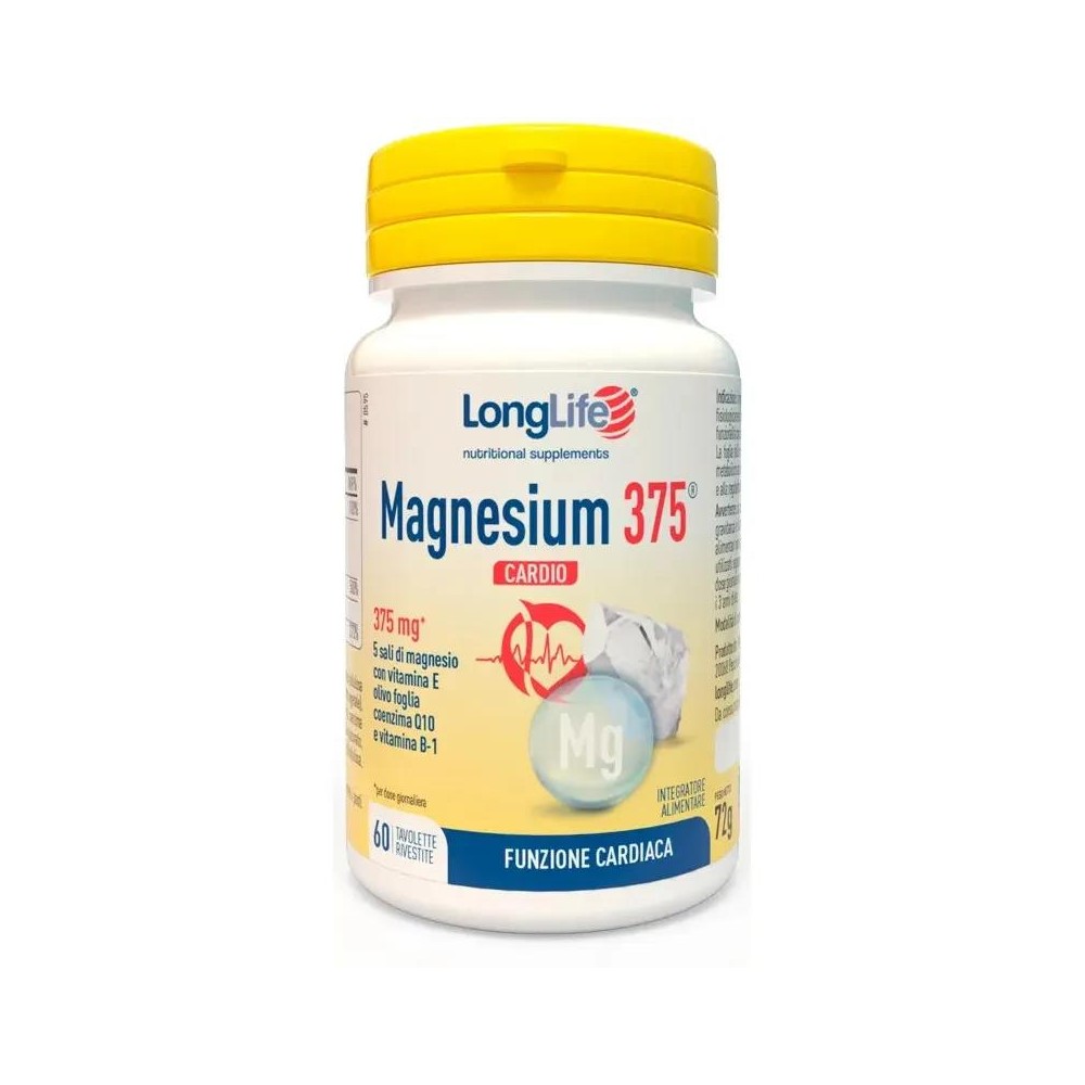 LONGLIFE MAGNESIUM 375 CARDIO