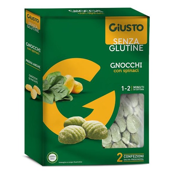 GIUSTO S/G GNOCCHI SPINACI500G