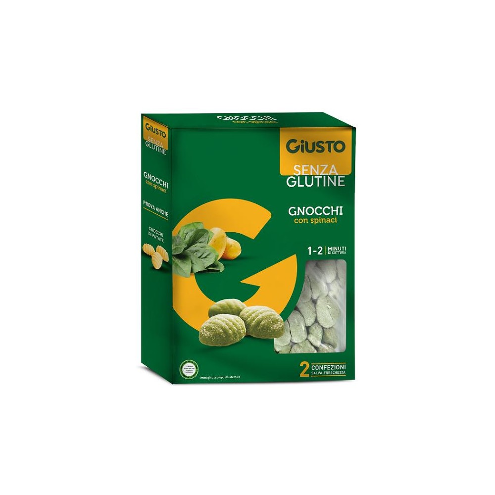 GIUSTO S/G GNOCCHI SPINACI500G