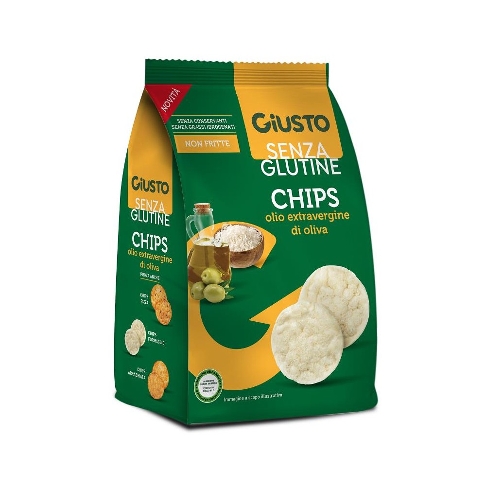 GIUSTO S/G CHIPS OLIO EVO 40G
